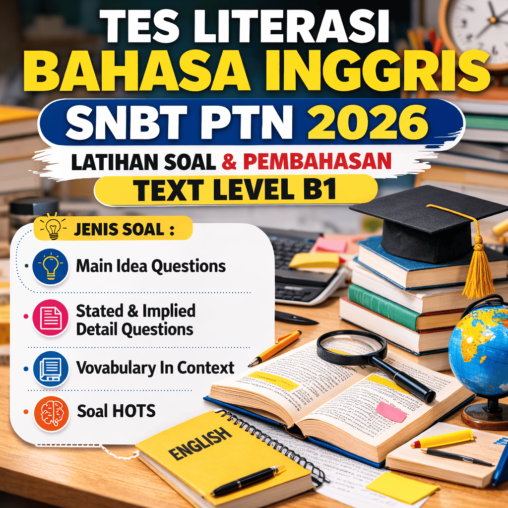 SOAL TES LITERASI BAHASA INGGRIS SNBT PTN